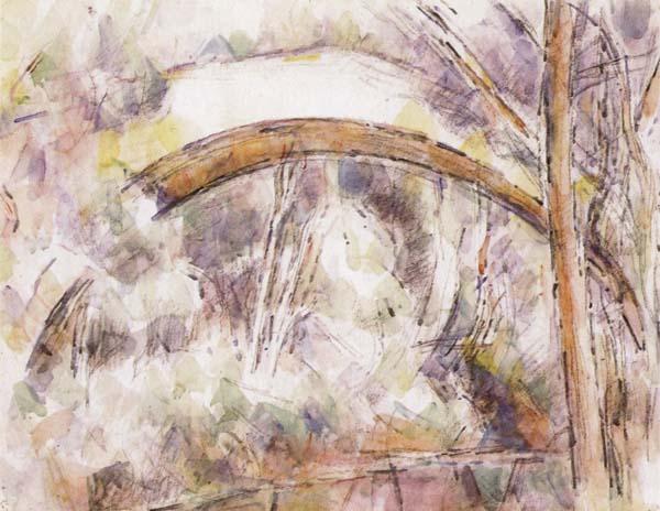 Paul Cezanne The Bridge of Trois-Sautets oil painting image